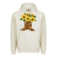 Oatmeal Heather cowgirl boots Premium Hoodie - Bettercallsaul
