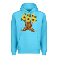 Ocean Blue cowgirl boots Premium Hoodie - Bettercallsaul