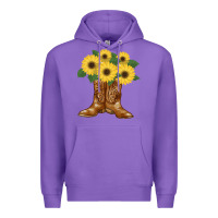 Purple cowgirl boots Premium Hoodie - Bettercallsaul