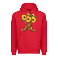 Red cowgirl boots Premium Hoodie - Bettercallsaul