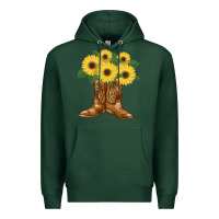 Sports Green cowgirl boots Premium Hoodie - Bettercallsaul