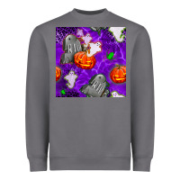 Storm tombstone and ghosts seamless paternal Heavyweight Sweatshirt - BundleAndBundleShop