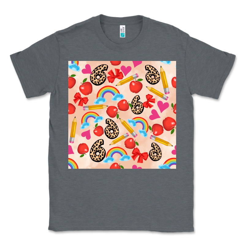 Back To School Seamless Pattern 6 (3600x3600) Classic Tee by AdoDesignShop | Teevron