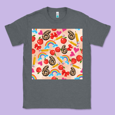 Back To School Seamless Pattern 6 (3600x3600) Classic Tee Designed By Adodesignshop