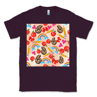 Plum back to school seamless pattern 6 (3600x3600) Classic Tee - AdoDesignShop
