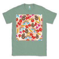 Sage back to school seamless pattern 6 (3600x3600) Classic Tee - AdoDesignShop