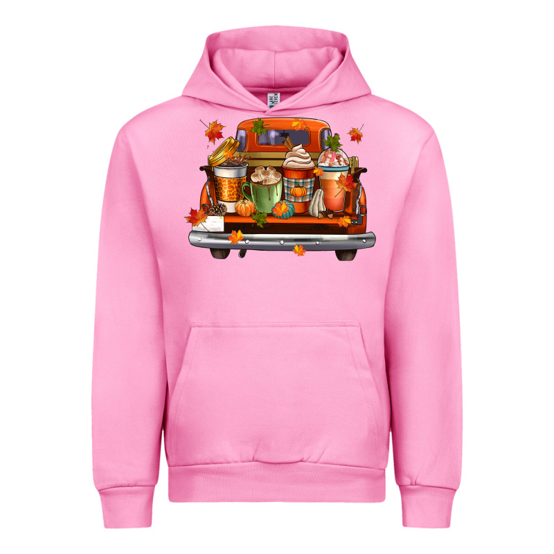 Coffee Cups Truck Urban Hoodie by CowGirlArtShop | Teevron