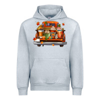 Heather Grey coffee cups truck Urban Hoodie - CowGirlArtShop