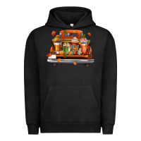 Pigment Black coffee cups truck Urban Hoodie - CowGirlArtShop
