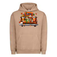 Pigment Burro coffee cups truck Urban Hoodie - CowGirlArtShop