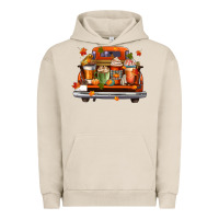 Pigment French Oak coffee cups truck Urban Hoodie - CowGirlArtShop