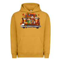 Pigment Peanut Butter coffee cups truck Urban Hoodie - CowGirlArtShop
