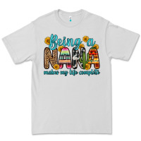 Dove Grey being a nana makes my life complete Premium Tee - Zillion Design Studio