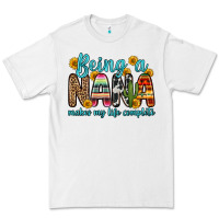 White being a nana makes my life complete Premium Tee - Zillion Design Studio