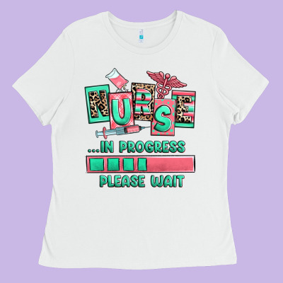 Ladies Tee nurse in progress please wait