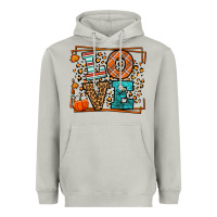 Moon Dust Fall Autumn Leopard Love Heavyweight Hoodie - LillyAllenDesigns