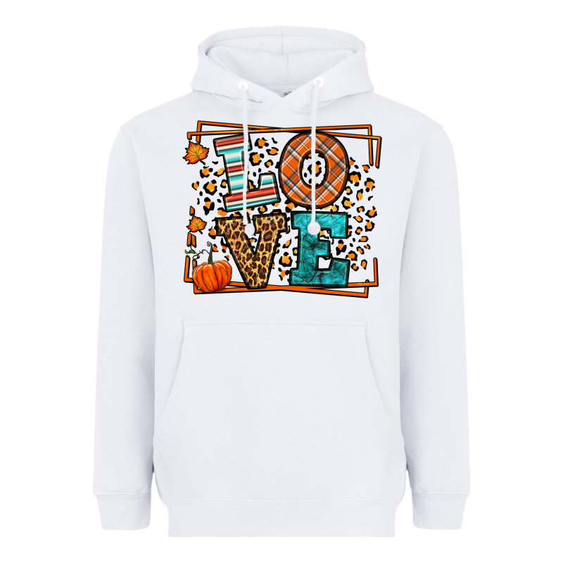 Fall Autumn Leopard Love Heavyweight Hoodie by LillyAllenDesigns | Teevron