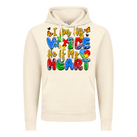 Vintage Artic i am his voice he is my heart Vintage Hoodie - JahusDesignShop