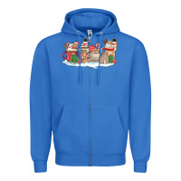 True Royal christmas cookie coffe cups Zipper Hoodie - MaliasSmallBusiness