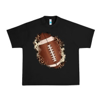 Black football cowhide leopard patch Urban Heavy Tee - JahusDesignShop