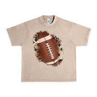 French Oak football cowhide leopard patch Urban Heavy Tee - JahusDesignShop