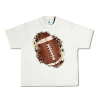 Pistachio football cowhide leopard patch Urban Heavy Tee - JahusDesignShop