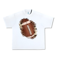 White football cowhide leopard patch Urban Heavy Tee - JahusDesignShop
