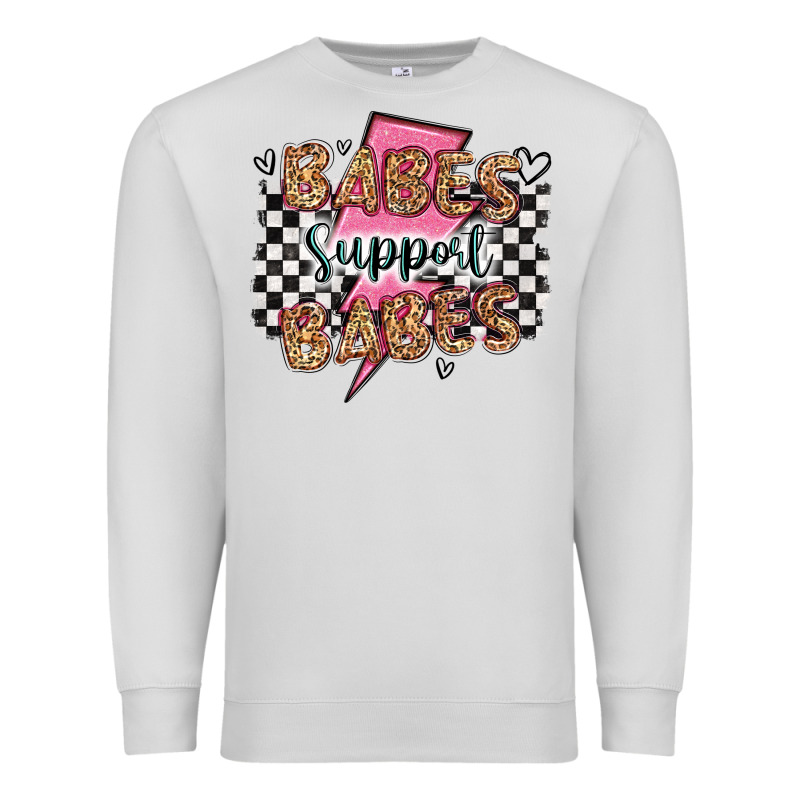 Babes Support Babes Premium Sweatshirt by Artiststas | Teevron