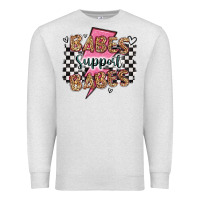 Oatmeal Heather babes support babes Premium Sweatshirt - Artiststas