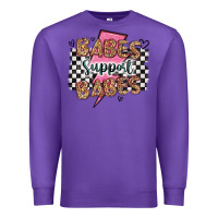 Purple babes support babes Premium Sweatshirt - Artiststas