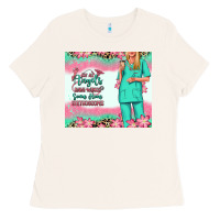 Bone not all angels have wings blonde nurse Ladies Tee - RanaPortraitStore