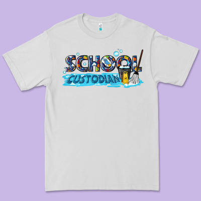 School Custodian Premium Tee Designed By Texasbilliewilder