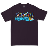 Plum school custodian Premium Tee - texasbilliewilder