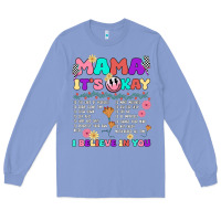 Colony Blue mama it's okay Long Sleeve Tee - JahusDesignShop