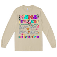 Mushroom mama it's okay Long Sleeve Tee - JahusDesignShop