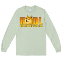 Matcha hodl hold on for dear life dogecoin Long Sleeve Tee - Jasminsmagicworld