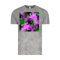 Cloud Rock halloween spider green leopard seamless pattern Vintage Tee - BundleAndBundleShop