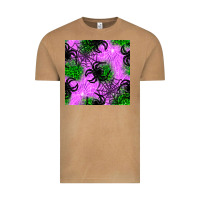 Vintage Camel halloween spider green leopard seamless pattern Vintage Tee - BundleAndBundleShop