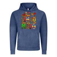 Vintage Denim cinco de mayo Vintage Hoodie - AdoDesignShop