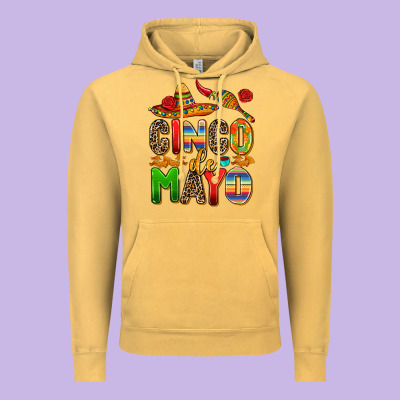 Cinco De Mayo Vintage Hoodie Designed By Adodesignshop
