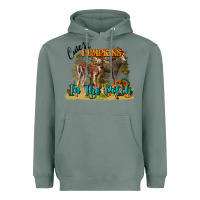 Sage Fall Cutest Pumpkin In The Patch Deer Heavyweight Hoodie - LillyAllenDesigns
