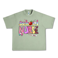Oil Green school nurse Urban Heavy Tee - BundleAndBundleShop