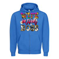 True Royal wife mom boss daisy Zipper Hoodie - NancyCooperArtShop