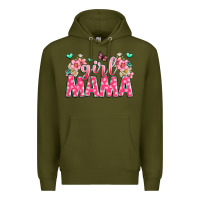 Army Green girl mama Premium Hoodie - JahusDesignShop