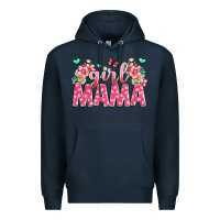 Navy girl mama Premium Hoodie - JahusDesignShop