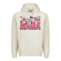 Oatmeal Heather girl mama Premium Hoodie - JahusDesignShop