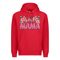 Red girl mama Premium Hoodie - JahusDesignShop
