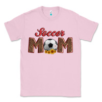 Bubblegum Pink soccer mom with ball and sunflower Classic Tee - Artiststas