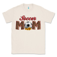 Natural soccer mom with ball and sunflower Classic Tee - Artiststas