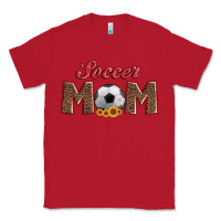Red soccer mom with ball and sunflower Classic Tee - Artiststas